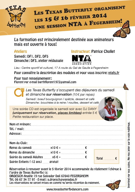 Session NTA 15 et 16 février 2014 Session NTA 15 et 16 février 2014